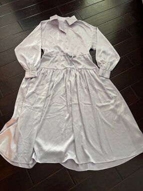 Venus medium lilac long sleeve collared dress Size Medium